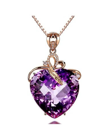 Collier en Améthyste - Élégant en Pierre Semi-Précieuse