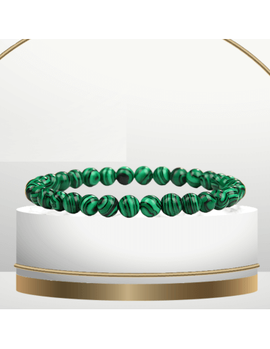 Bracelet en Malachite - Élégance et Vertus Curatives